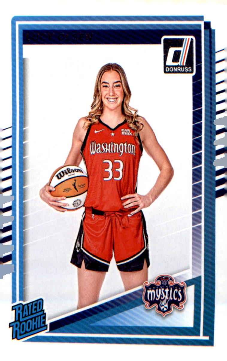 2025 Donruss WNBA #97 Lucy Olsen Rookie RC - Veteran Sports Cards FL
