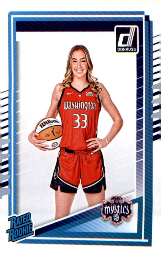 2025 Donruss WNBA #97 Lucy Olsen Rookie RC - Veteran Sports Cards FL