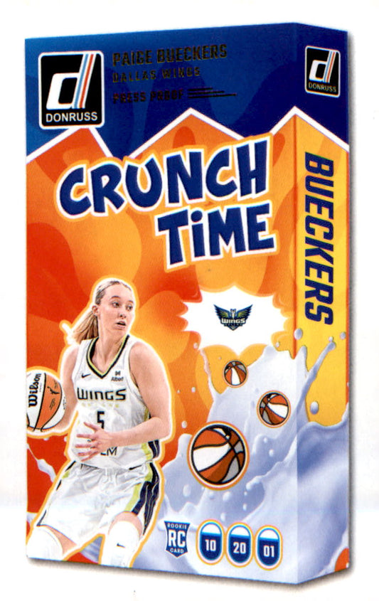 2025 Donruss WNBA Crunch Time Press Proof #19 Paige Bueckers - Veteran Sports Cards FL