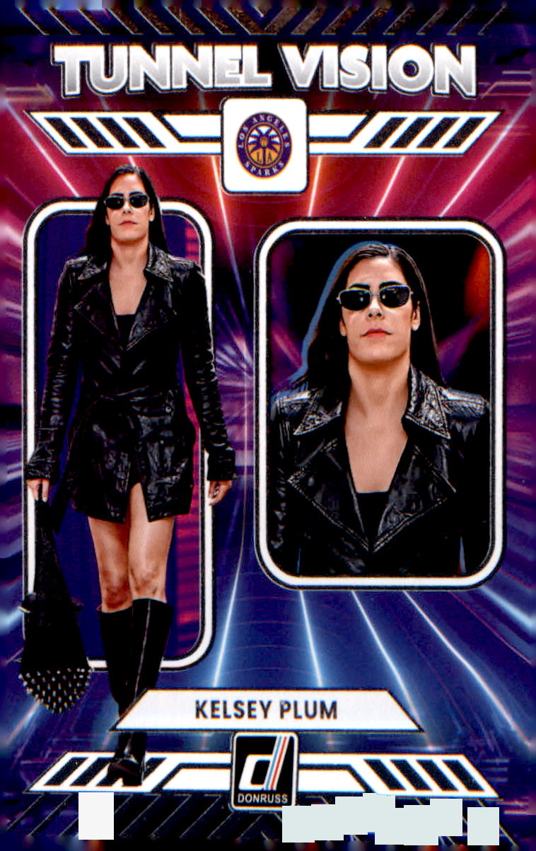 2025 Donruss WNBA Tunnel Vision #3 Kelsey Plum - Veteran Sports Cards FL