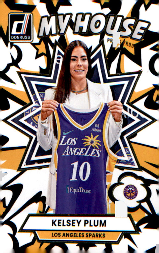 2025 Donruss WNBA My House Press Proof #17 Kelsey Plum - Veteran Sports Cards FL