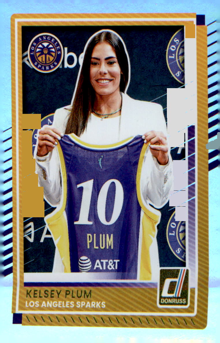 2025 Donruss WNBA Holo #12 Kelsey Plum - Veteran Sports Cards FL