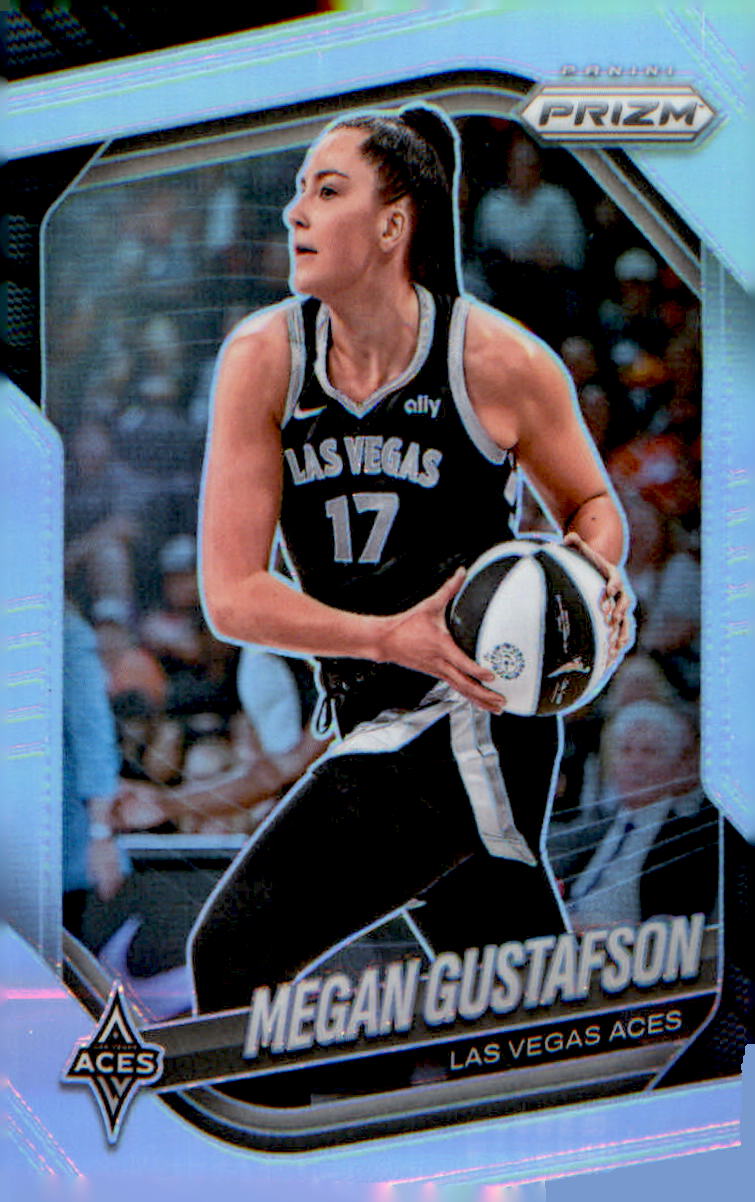 2025 Panini Prizm WNBA Silver Prizms #49 Megan Gustafson - Veteran Sports Cards FL
