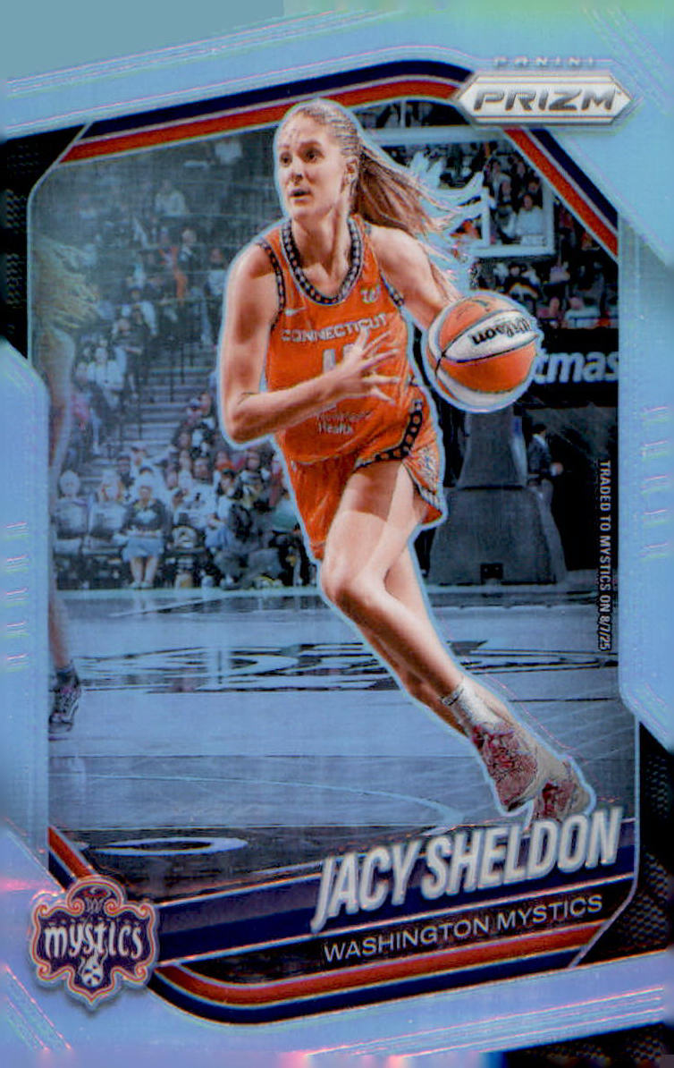 2025 Panini Prizm WNBA Silver Prizms #113 Jacy Sheldon - Veteran Sports Cards FL