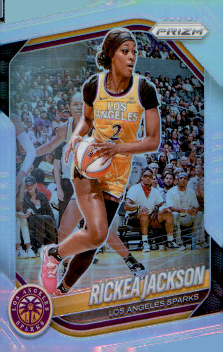2025 Panini Prizm WNBA Silver Prizms #118 Rickea Jackson - Veteran Sports Cards FL