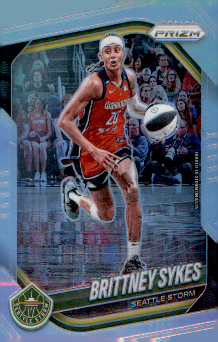 2025 Panini Prizm WNBA Silver Prizms #121 Brittney Sykes - Veteran Sports Cards FL