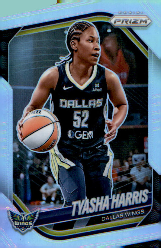 2025 Panini Prizm WNBA Silver Prizms #130 Tyasha Harris - Veteran Sports Cards FL