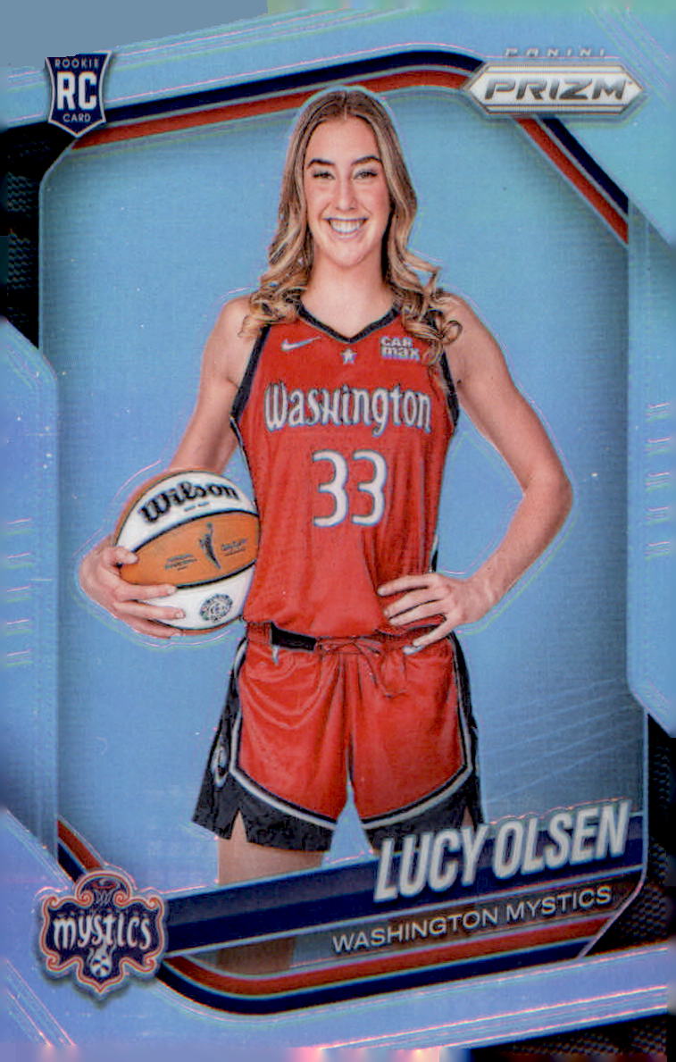 2025 Panini Prizm WNBA Silver Prizms #145 Lucy Olsen - Veteran Sports Cards FL