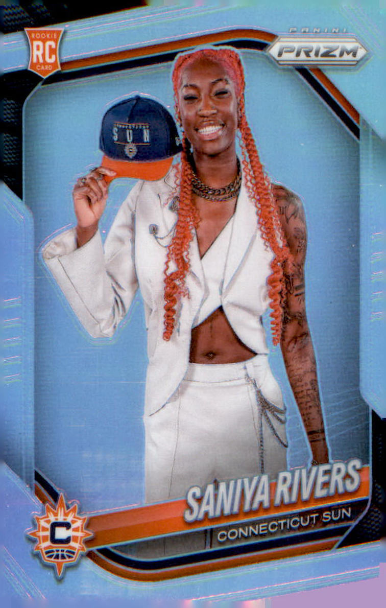 2025 Panini Prizm WNBA Silver Prizms #150 Saniya Rivers - Veteran Sports Cards FL