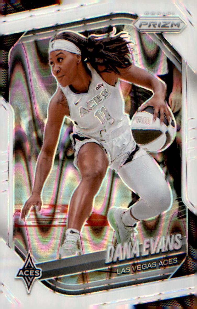 2025 Panini Prizm WNBA White Seismic Prizms #33 Dana Evans - Veteran Sports Cards FL