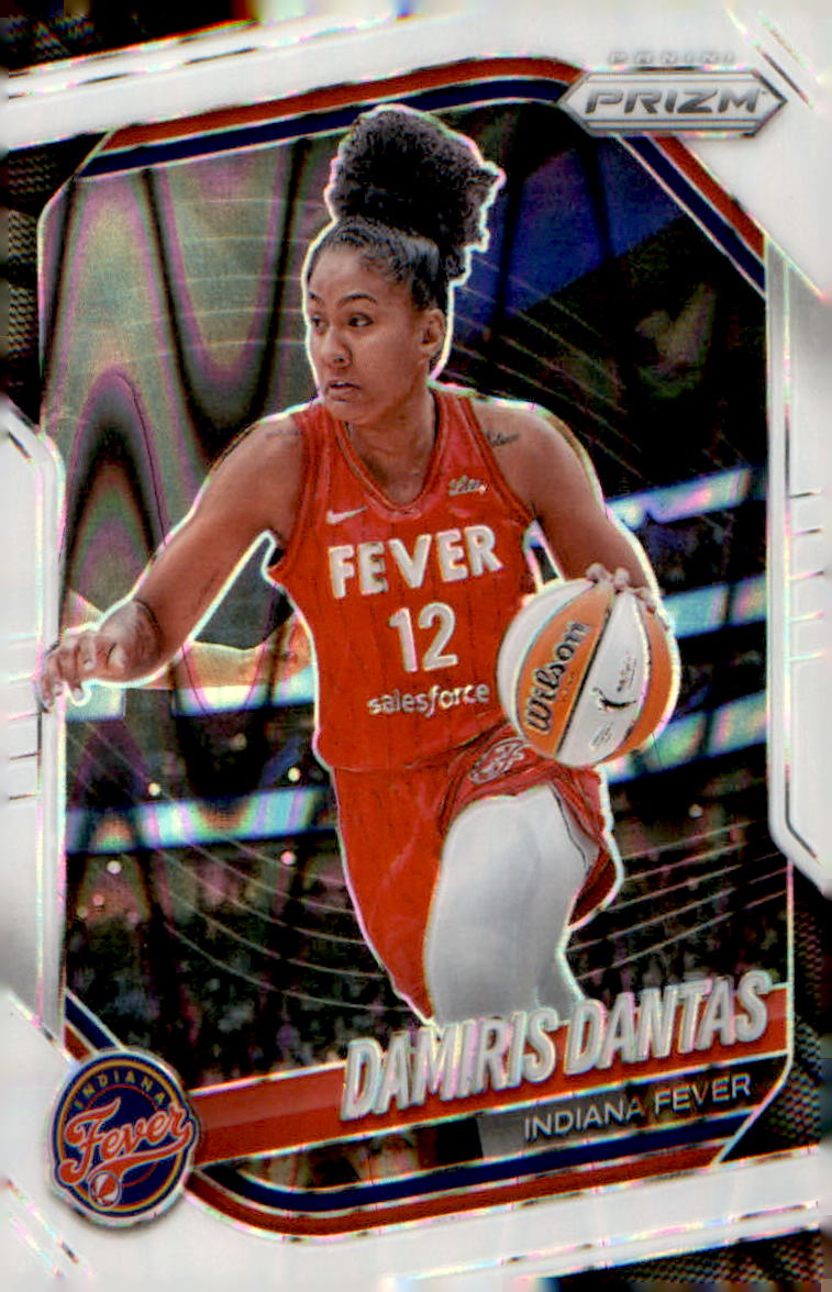 2025 Panini Prizm WNBA White Seismic Prizms #42 Damiris Dantas - Veteran Sports Cards FL