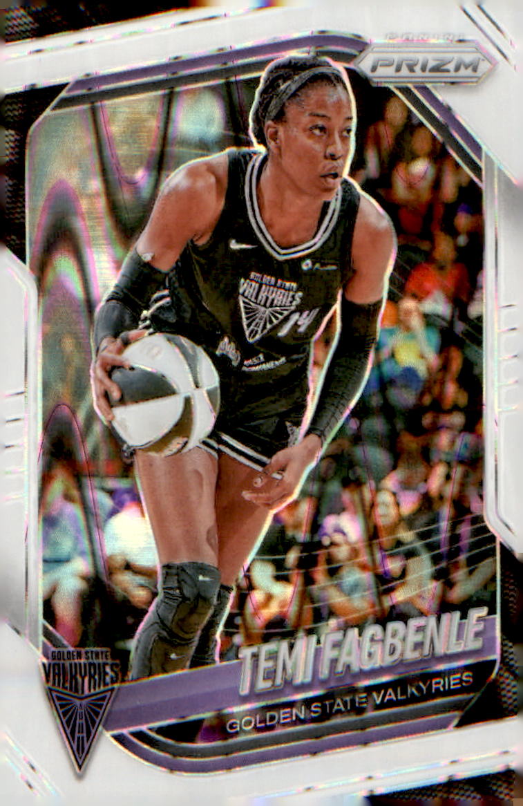 2025 Panini Prizm WNBA White Seismic Prizms #68 Temi Fagbenle - Veteran Sports Cards FL