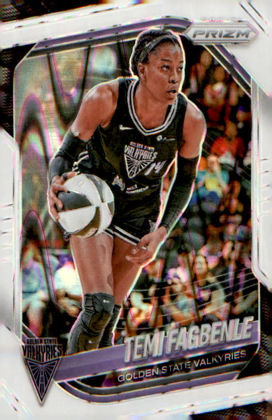 2025 Panini Prizm WNBA White Seismic Prizms #68 Temi Fagbenle - Veteran Sports Cards FL
