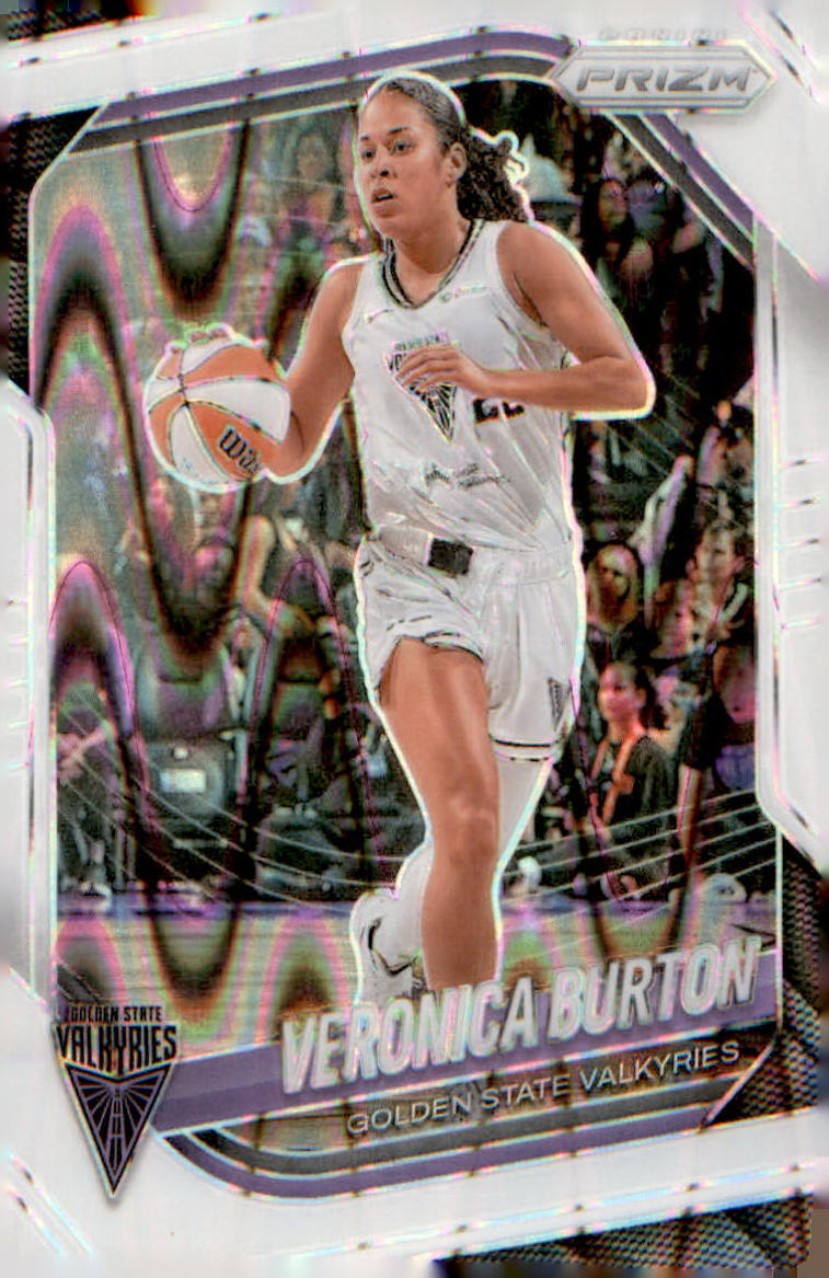 2025 Panini Prizm WNBA White Seismic Prizms #70 Veronica Burton - Veteran Sports Cards FL