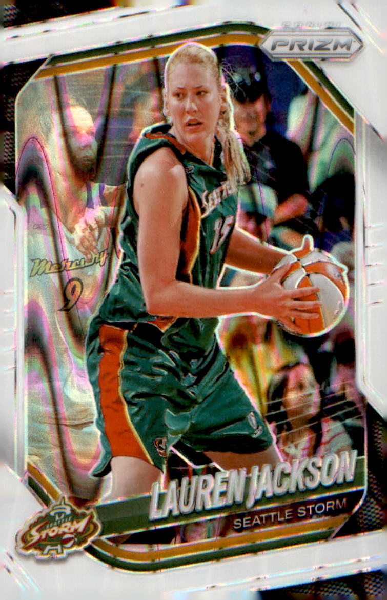 2025 Panini Prizm WNBA White Seismic Prizms #91 Lauren Jackson - Veteran Sports Cards FL