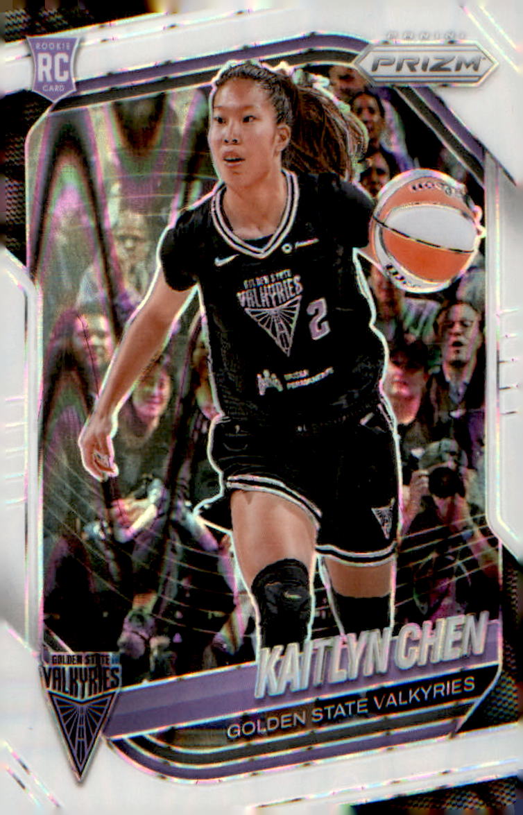 2025 Panini Prizm WNBA White Seismic Prizms #100 Kaitlyn Chen - Veteran Sports Cards FL