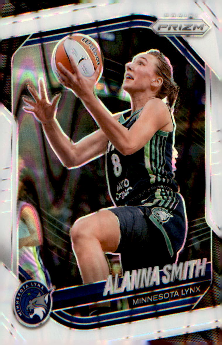 2025 Panini Prizm WNBA White Seismic Prizms #101 Alanna Smith - Veteran Sports Cards FL