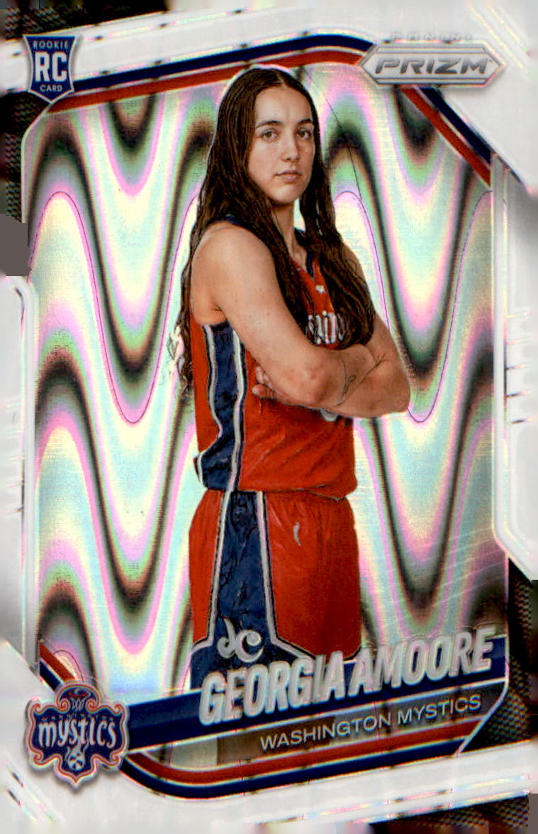 2025 Panini Prizm WNBA White Seismic Prizms #103 Georgia Amoore - Veteran Sports Cards FL