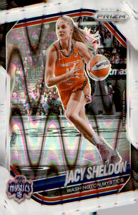 2025 Panini Prizm WNBA White Seismic Prizms #113 Jacy Sheldon - Veteran Sports Cards FL
