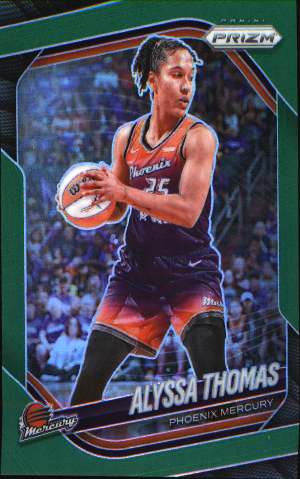 2025 Panini Prizm WNBA Green Prizms #44 Alyssa Thomas - Veteran Sports Cards FL