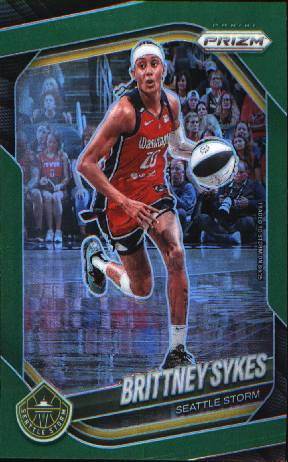 2025 Panini Prizm WNBA Green Prizms #121 Brittney Sykes - Veteran Sports Cards FL