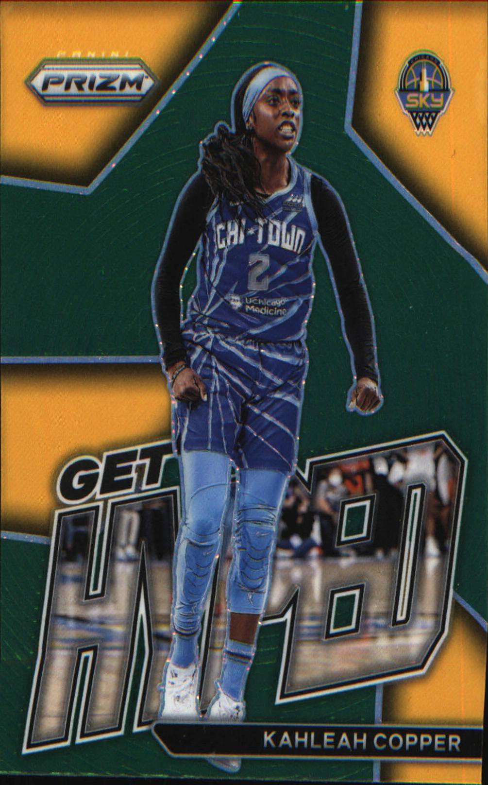 2023 Panini Prizm WNBA Get Hyped Green #6 Kahleah Copper - Veteran Sports Cards FL