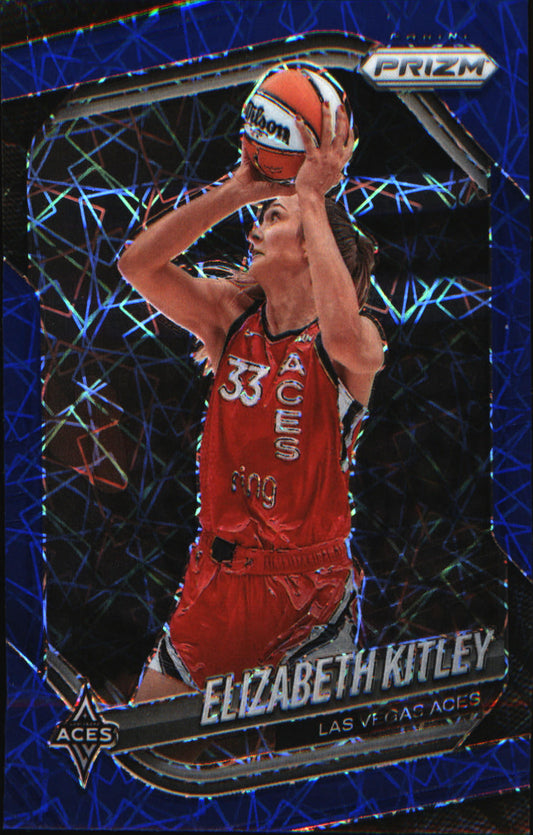 2025 Panini Prizm WNBA Blue Velocity Prizms #41 Elizabeth Kitley - Veteran Sports Cards FL