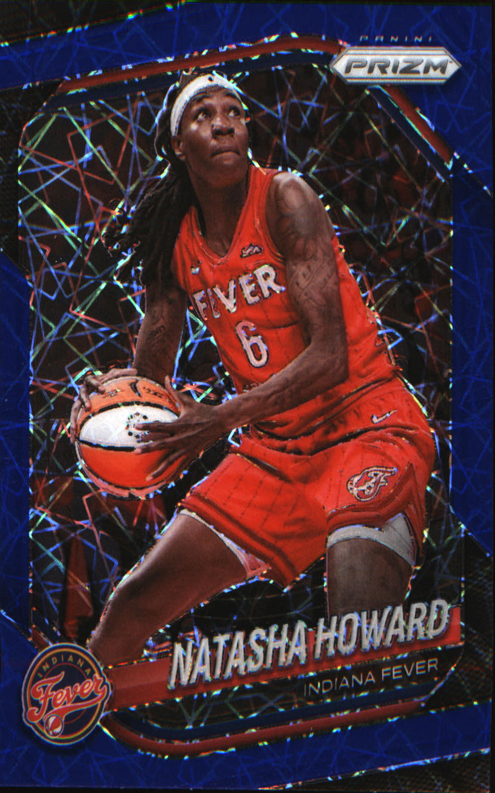 2025 Panini Prizm WNBA Blue Velocity Prizms #54 Natasha Howard - Veteran Sports Cards FL