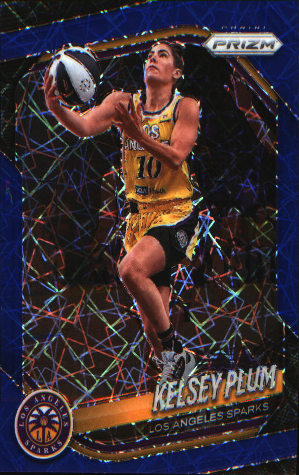 2025 Panini Prizm WNBA Blue Velocity Prizms #59 Kelsey Plum - Veteran Sports Cards FL