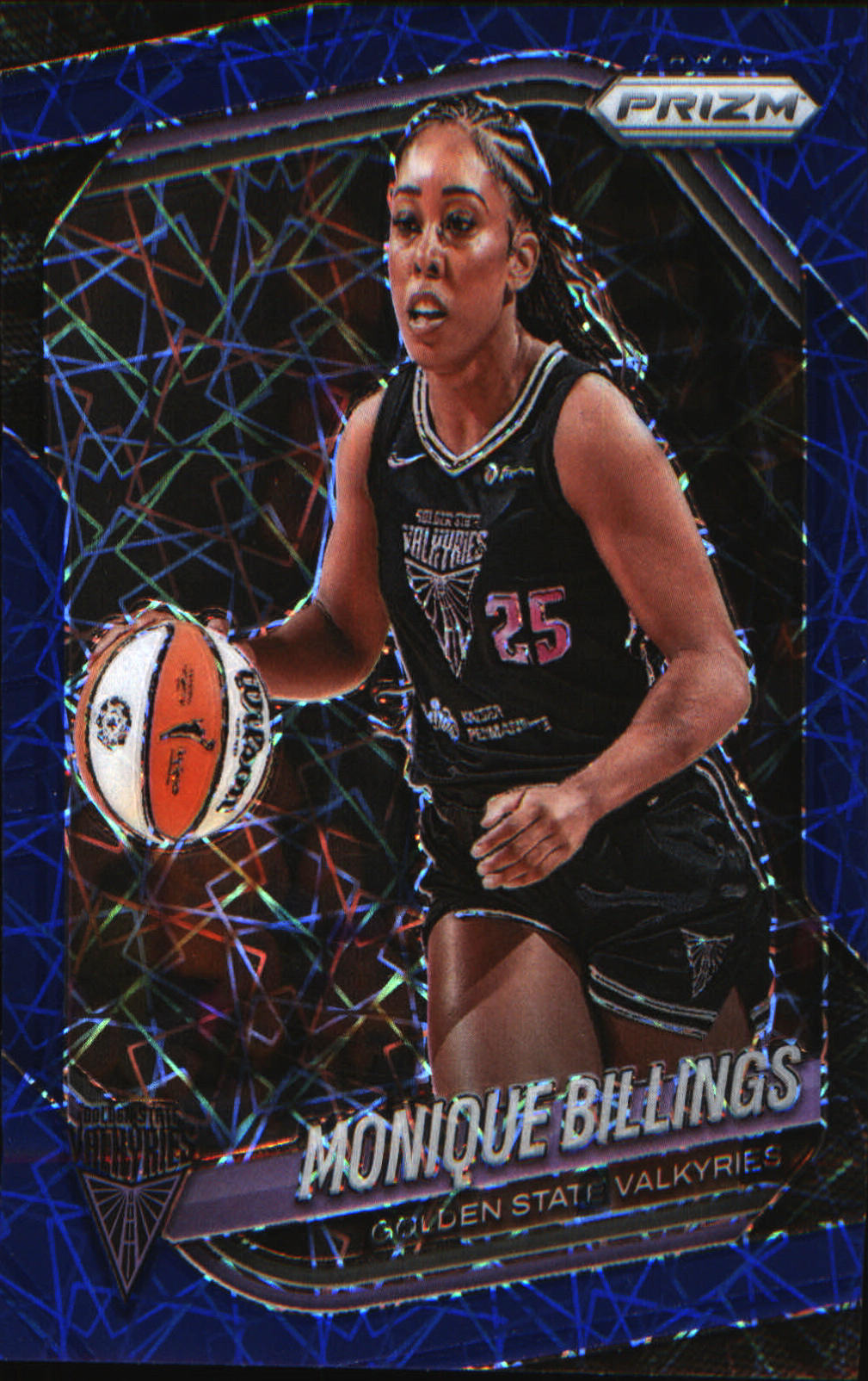 2025 Panini Prizm WNBA Blue Velocity Prizms #99 Monique Billings - Veteran Sports Cards FL