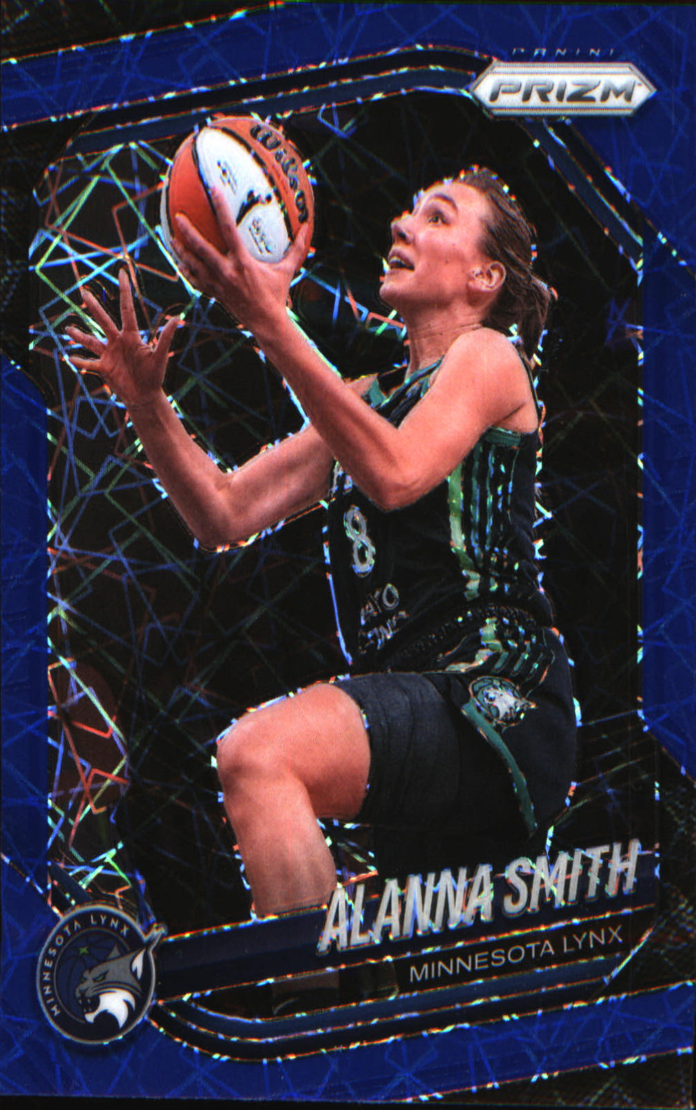 2025 Panini Prizm WNBA Blue Velocity Prizms #101 Alanna Smith - Veteran Sports Cards FL