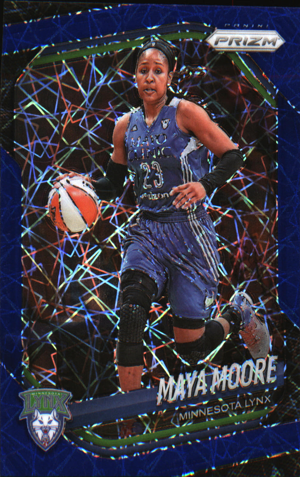 2025 Panini Prizm WNBA Blue Velocity Prizms #135 Maya Moore - Veteran Sports Cards FL