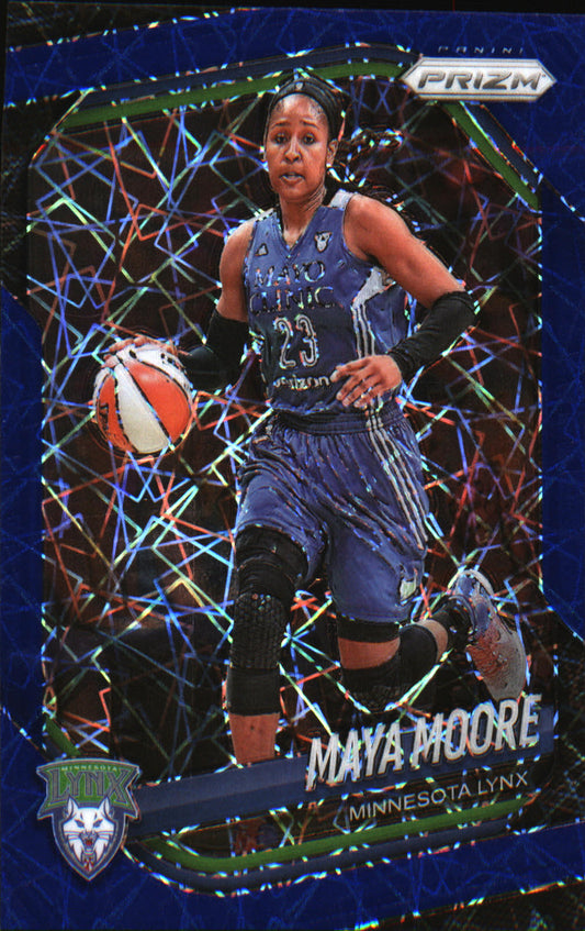 2025 Panini Prizm WNBA Blue Velocity Prizms #135 Maya Moore - Veteran Sports Cards FL