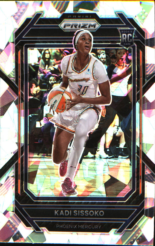 2023 Panini Prizm WNBA Ice Prizm #144 Kadi Sissoko Rookie RC - Veteran Sports Cards FL