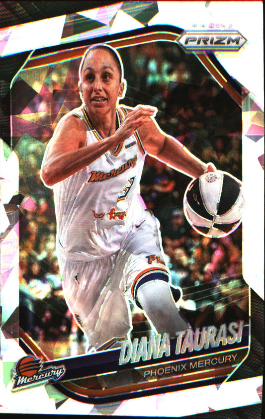 2025 Panini Prizm WNBA Ice Prizm #7 Diana Taurasi - Veteran Sports Cards FL