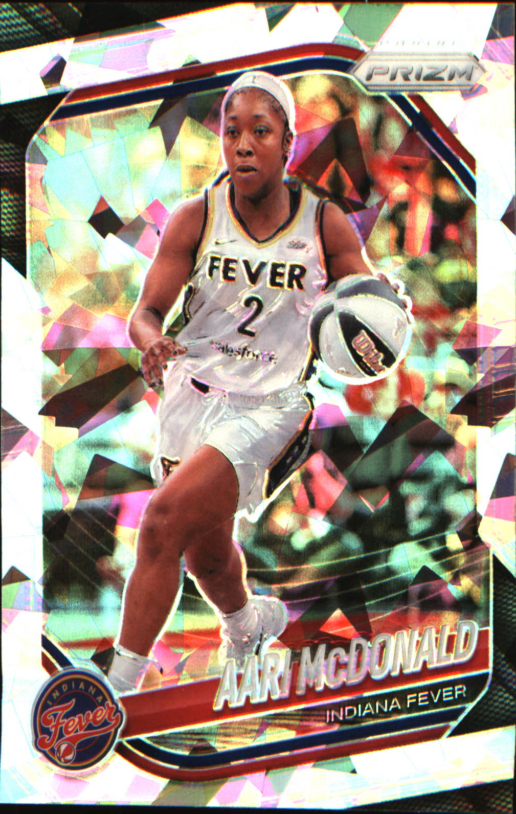 2025 Panini Prizm WNBA Ice Prizm #10 Aari McDonald - Veteran Sports Cards FL