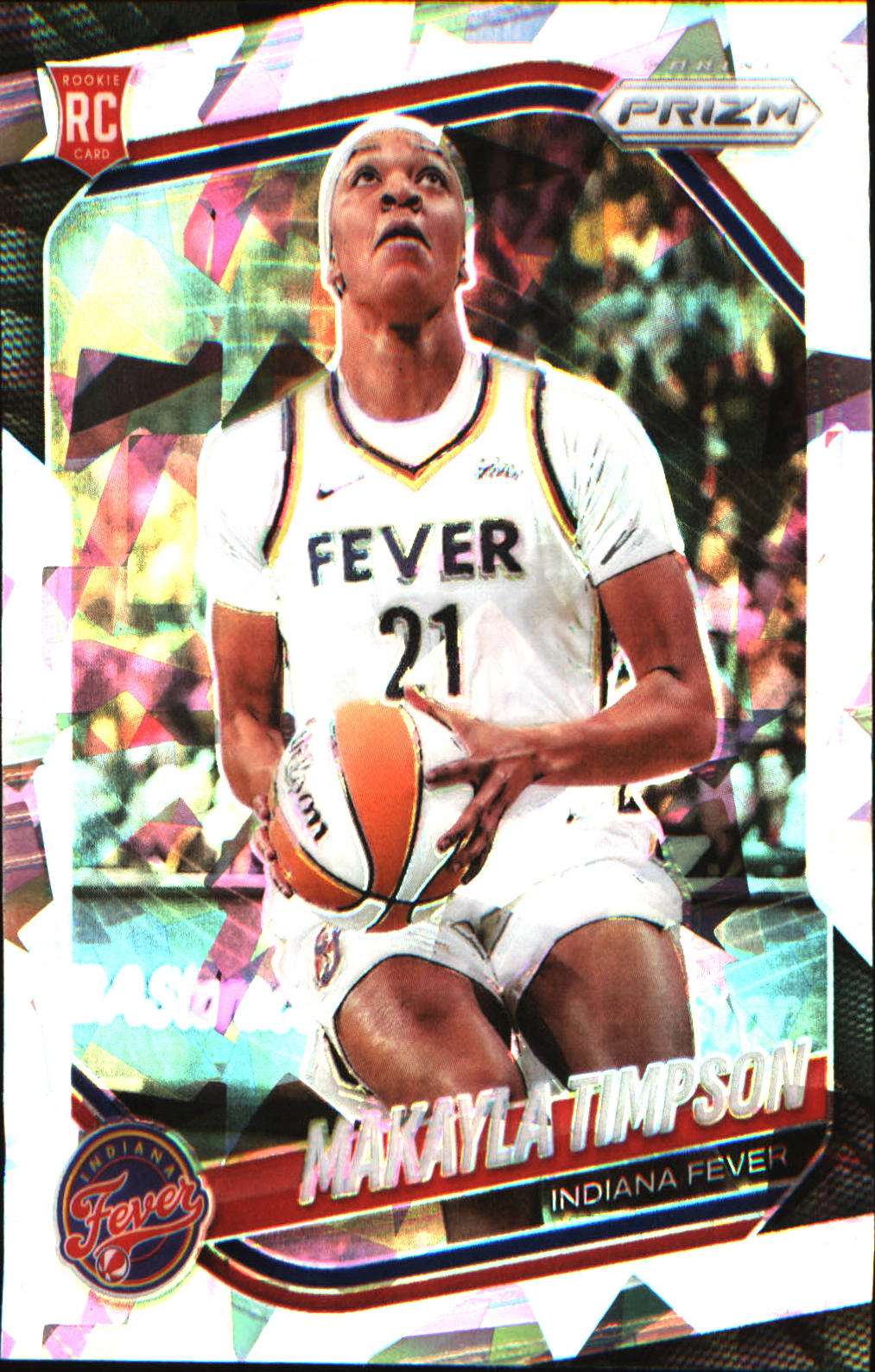 2025 Panini Prizm WNBA Ice Prizm #14 Makayla Timpson - Veteran Sports Cards FL