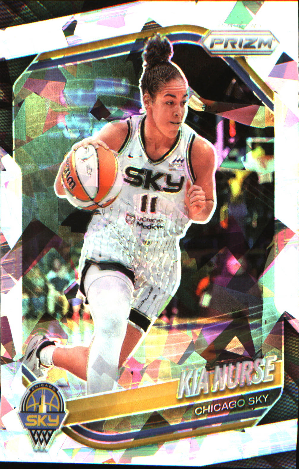 2025 Panini Prizm WNBA Ice Prizm #24 Kia Nurse - Veteran Sports Cards FL