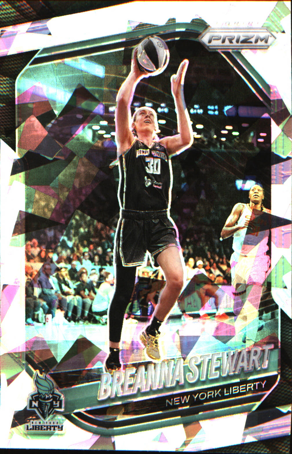 2025 Panini Prizm WNBA Ice Prizm #26 Breanna Stewart - Veteran Sports Cards FL