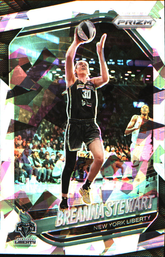 2025 Panini Prizm WNBA Ice Prizm #26 Breanna Stewart - Veteran Sports Cards FL