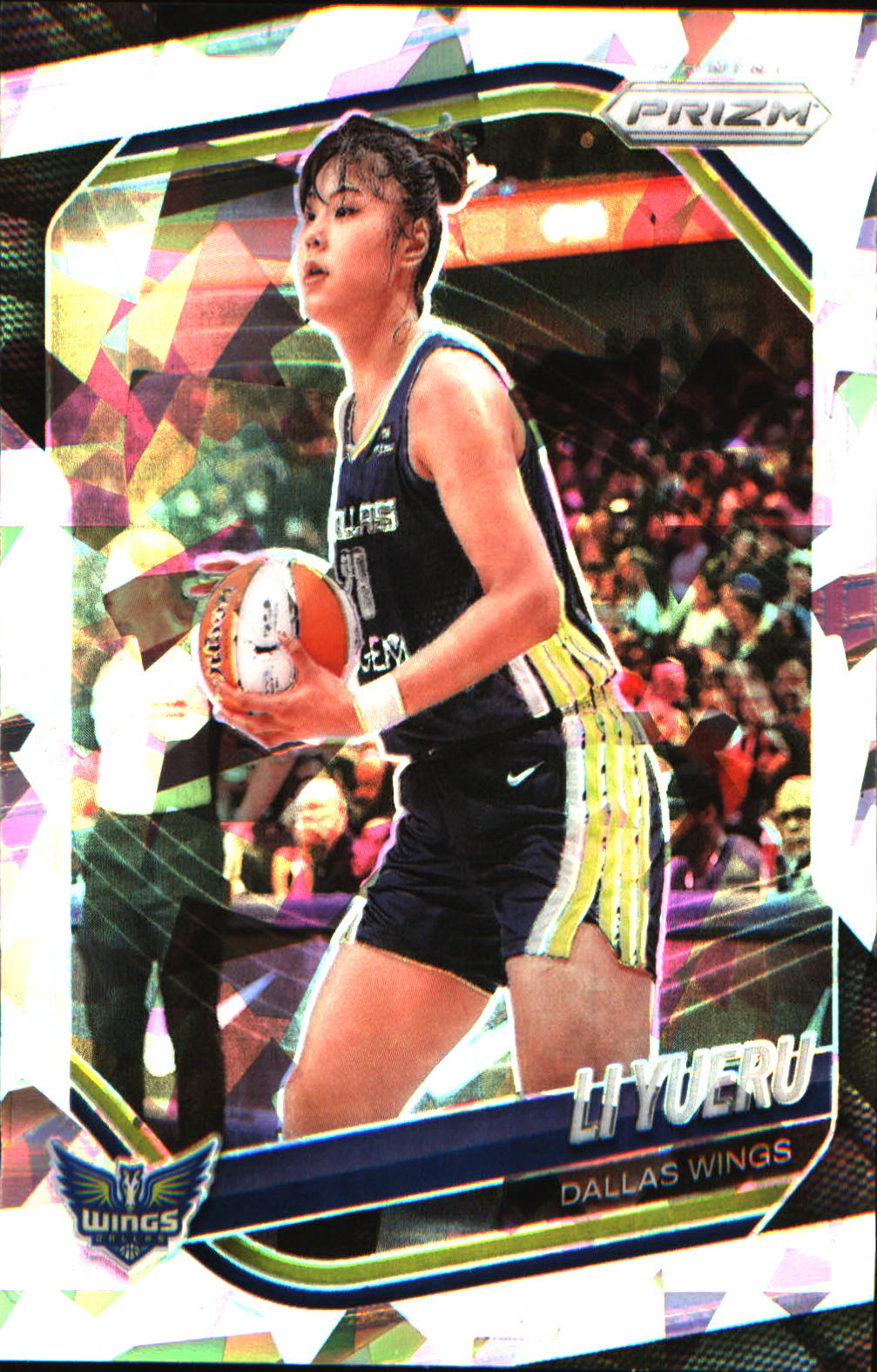 2025 Panini Prizm WNBA Ice Prizm #28 Li Yueru - Veteran Sports Cards FL