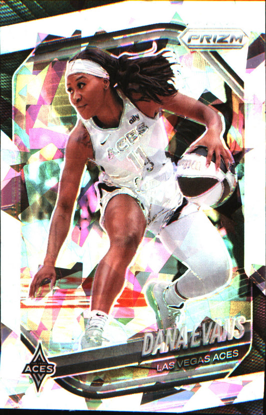 2025 Panini Prizm WNBA Ice Prizm #33 Dana Evans - Veteran Sports Cards FL