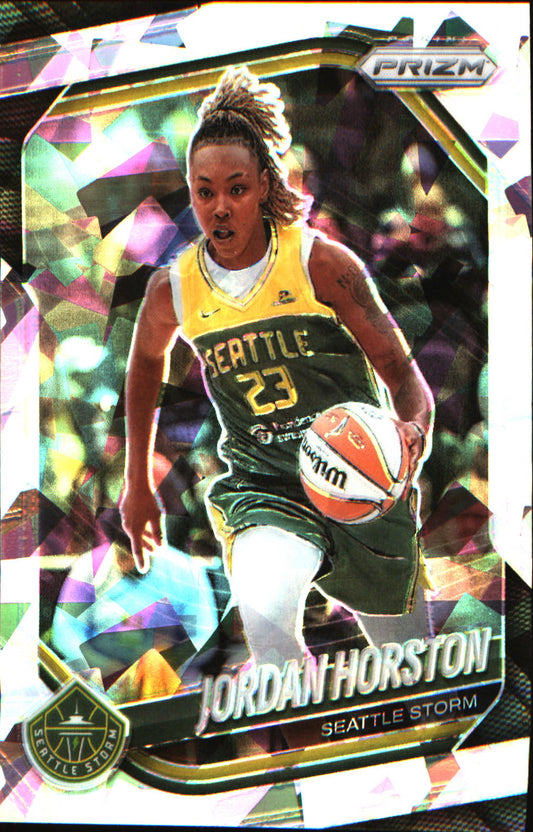 2025 Panini Prizm WNBA Ice Prizm #37 Jordan Horston - Veteran Sports Cards FL