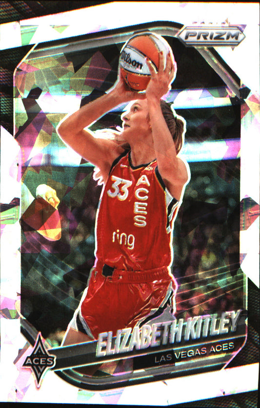 2025 Panini Prizm WNBA Ice Prizm #41 Elizabeth Kitley - Veteran Sports Cards FL