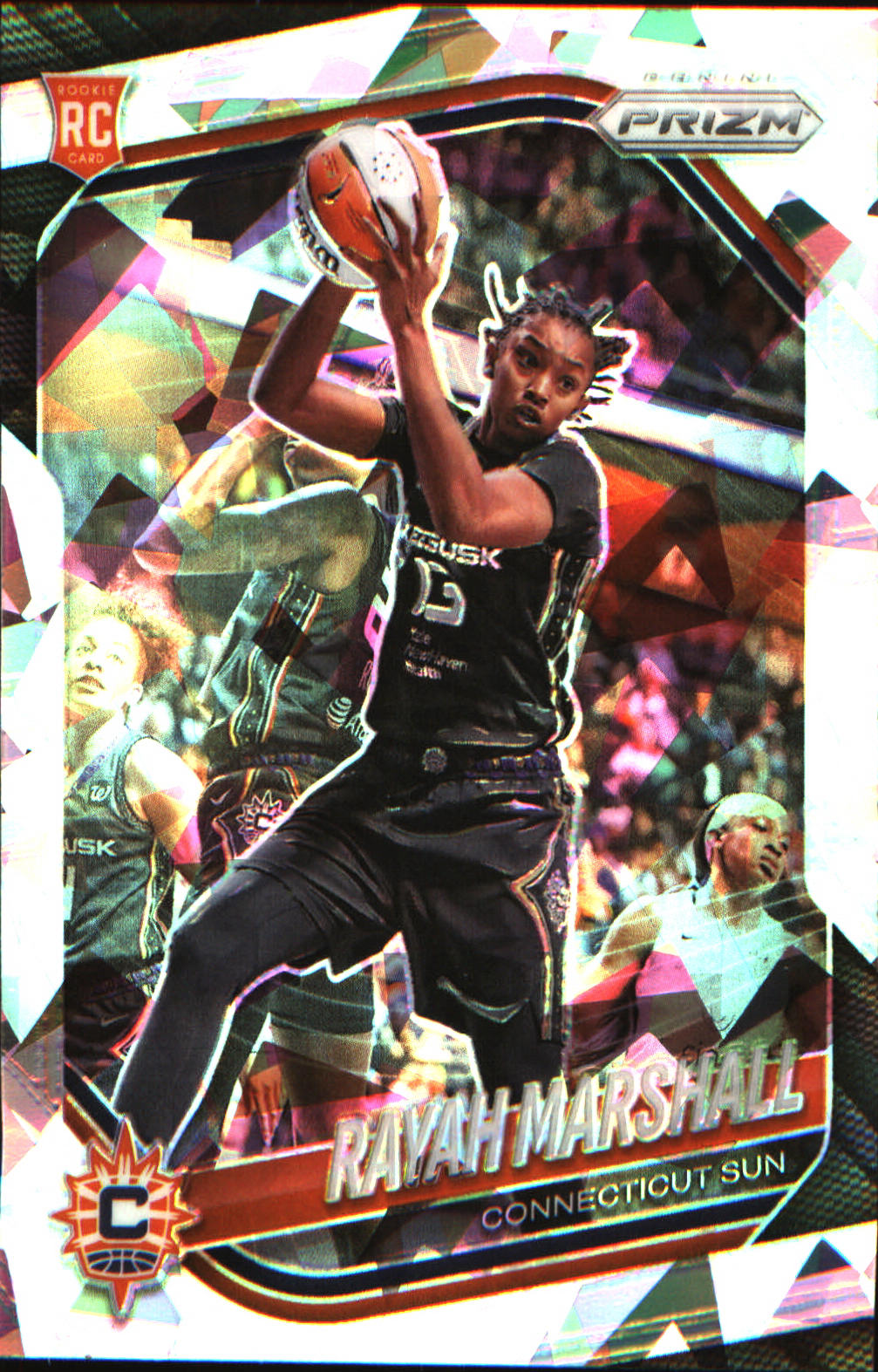 2025 Panini Prizm WNBA Ice Prizm #47 Rayah Marshall - Veteran Sports Cards FL