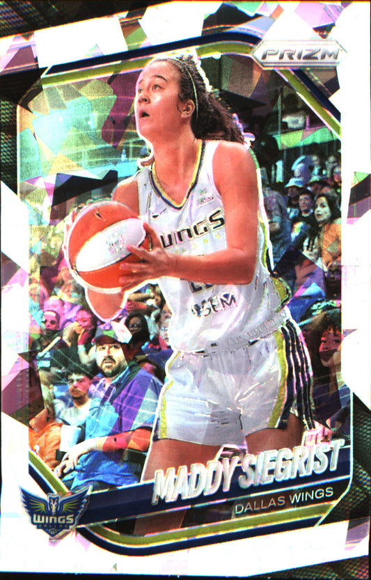 2025 Panini Prizm WNBA Ice Prizm #50 Maddy Siegrist - Veteran Sports Cards FL