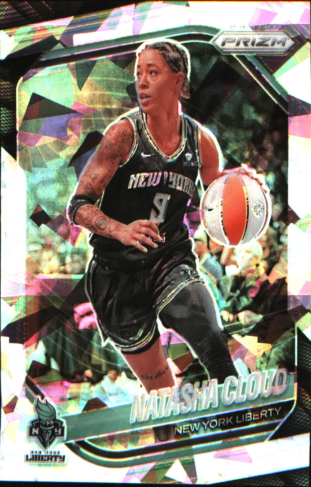 2025 Panini Prizm WNBA Ice Prizm #56 Natasha Cloud - Veteran Sports Cards FL