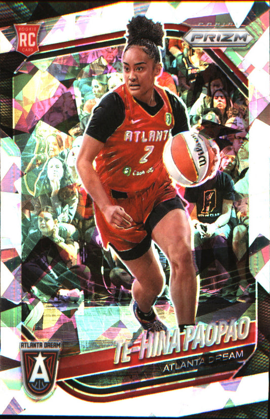 2025 Panini Prizm WNBA Ice Prizm #61 Te-Hina Paopao - Veteran Sports Cards FL