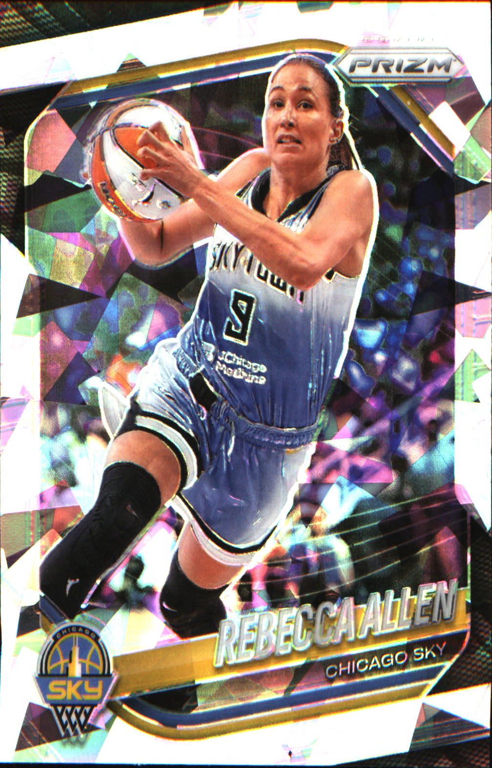 2025 Panini Prizm WNBA Ice Prizm #67 Rebecca Allen - Veteran Sports Cards FL
