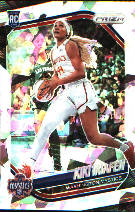 2025 Panini Prizm WNBA Ice Prizm #72 Kiki Iriafen - Veteran Sports Cards FL